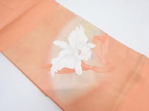 リサイクル　蘭模様織り出し名古屋帯